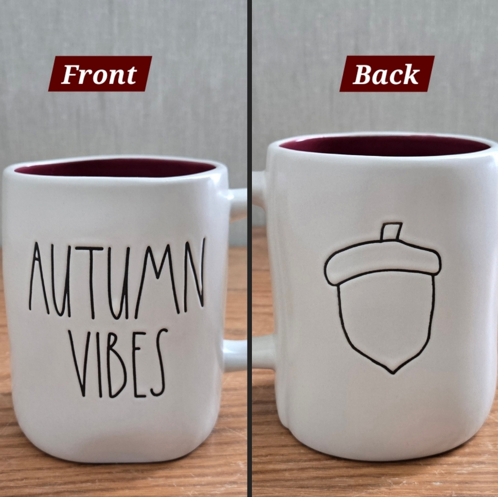 Rae Dunn Double Sided Mug, AUTUMN VIBES